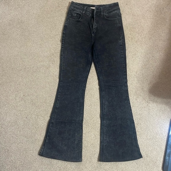 KanCan Denim - Kancan two button flare denim, acid wash, high rise sz 7/27